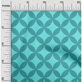 thumbnail image 2 of oneOone Polyester Spandex Sky Blue Fabric Geometric Sewing Craft Projects Fabric Prints By Yard 56 Inch Wide, 2 of 4