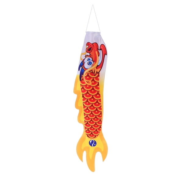 KAKOWELY Outdoor Dragon Windsock Cartoon Dragon Decorative Windsock Flag Creative Garden Hanging Wind Flag35.43"X7.48"X7.48"