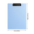 thumbnail image 2 of Multifunctional Test Paper Storage Clipboard for School Students Durable PP File Clip with Storage Organizer Heavy Duty Care Clipboard and Craft Supplies, 2 of 3