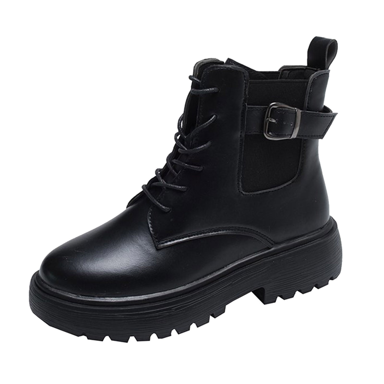 B91xZ Bottes pour Femmes Cheville Antidérapantes Imperméables Chaussures d'Extérieur Confortables Mode Chaussures de Randonnée pour Femmes, Gris Foncé 7