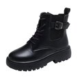 thumbnail image 1 of B91xZ Bottes pour Femmes Cheville Antidérapantes Imperméables Chaussures d'Extérieur Confortables Mode Chaussures de Randonnée pour Femmes, Gris Foncé 7, 1 of 5
