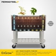 thumbnail image 3 of Permasteel Bac à jardin surélevé – Acier peint par poudrage, chambre écologique, roulettes, plateforme pour terre, intérieur et extérieur – Ivoire, 3 of 9