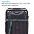 thumbnail image 5 of Unique Bargains Suitcase Belts with Quick Release Buckle Luggage Straps, Navy Blue, 5 of 5