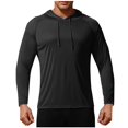 thumbnail image 2 of Gym Shirts for Men Long Sleeve UPF 50+ Sun Shirts Compression Fit Fishing Shirt Raglan Quick Drying Workout Hoodies, 2 of 5