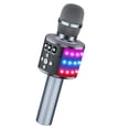 thumbnail image 1 of Intexca Bluetooth Karaoke Microphone, 4-in-1 Wireless Mic with LED Lights for Kids & Adults, 1 of 5