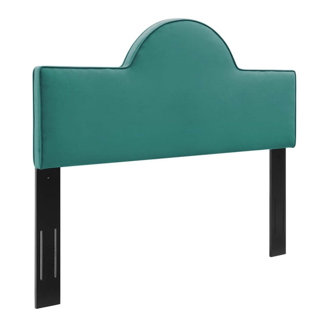 Modway Dawn Tête de Lit Double/grand Lit en Velours de Performance, Turquoise