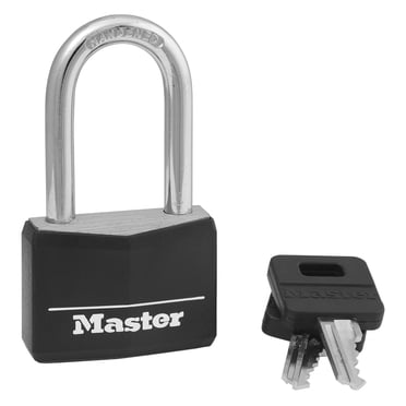 Cadenas à boîtier massif revêtu Master Lock, 1 9/16 po, arceau 1 1/2 po
