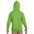 thumbnail image 3 of Jerzees Youth NuBlend Pull Over Hooded Sweatshirt, M, Deep Purple, 3 of 4