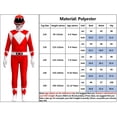 thumbnail image 3 of Power Rangers Combinaison pour Enfants, costume de Cosplay, Combinaison de Jeu pour Fête Costumée, 3 of 5