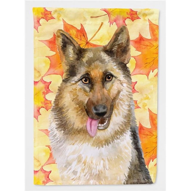 Carolines Treasures BB9915GF German Shepherd Fall Flag - Garden Size