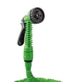thumbnail image 4 of Garden Hose, Expandable Water Hose, Heavy Duty Double Latex Core Telescopic Water Pipe Flexible Expanding Hose with 17 Function Metal Spray Nozzle Outdoor Lawn Car Watering Plants （Green，125FT）, 4 of 7