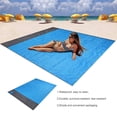 thumbnail image 4 of Maoww Tapis de Camping Anti-Humidité Anti-Déchirure Couverture de Plage Tapis de Sol Randonnée Bleu et Gris, 4 of 6