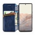thumbnail image 5 of Case for Google Pixel 6 Pro Flip Cover Wallet Flip Cover Magnetic Protective - Blue, 5 of 5