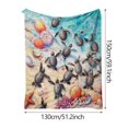 thumbnail image 3 of Boovnll Couverture Jetée, Couverture en Flanelle Certifiée Super Douce et Chaude pour la Maison, Couverture Peluche pour Sofa et Lit, Couverture Douce Couverture Imprimée, Couvertures, Couverture, 3 of 4
