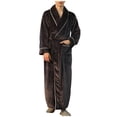 thumbnail image 5 of Timegard Womens Bathrobe Long Sleeve Lapel Neck Nightgowns Long Plush Robes Fall Winter Warm Comfy Robe, 5 of 5