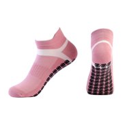 Cameland Womens Ankle Athletic Low Cut Sports Socks Breathable Non Slip Running Cotton Socks With Adhesive Dots
