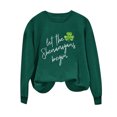 thumbnail image 4 of Chandail de la Saint-Patrick pour Femmes à Col Rond Imprimé Saint-Patrick Manches Longues, 4 of 4