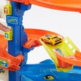 thumbnail image 2 of Hot Wheels Track Set and 1:64 Scale Toy Car, City Shark Escape, Multi-Level Playset, 2 of 6