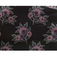 thumbnail image 4 of oneOone Georgette Viscose Fabric Leaves & Floral Block Print Fabric By Yard 42 Inch Wide, 4 of 5