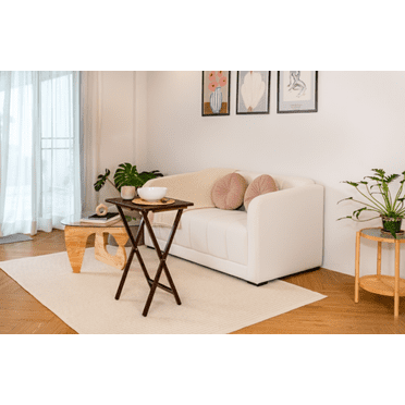 Mainstays Indoor Folding Table Walnut