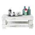 thumbnail image 4 of del Hutson Natural Barnwood Rustic Farmhouse Coffee Table, White, 4 of 7