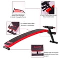 thumbnail image 2 of Banc de Musculation Pliant SuperFit, Réglable, Planche Assise, Entraînement, Banc Incliné, Rouge, 2 of 10