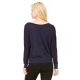 thumbnail image 2 of Bella + Canvas Ladies' Flowy Long-Sleeve Off Shoulder T-Shirt, 2 of 3