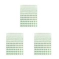 thumbnail image 3 of Wweixi Eye Face Gems Rhinestone Stickers Beads No Glue Eyebrow Rainbow Makeup Jewelry Accessory DIY Decorations Wedding Green 3Set, 3 of 6