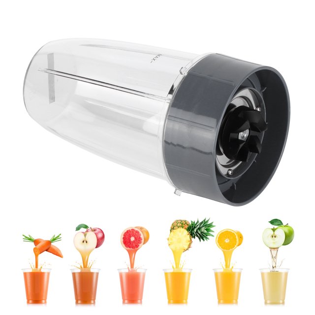 ANGGREK Cup With Extractor Blade,Blender Replacement Parts 24OZ Cup With Replacement Extractor Blade Fit For 600W 900W Blender,Blender Parts