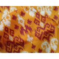 thumbnail image 4 of oneOone Silk Tabby Fabric Paisley Ikat Print Fabric By The Yard 42 Inch Wide, 4 of 4