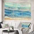 thumbnail image 2 of Designart - Ocean Mineral Waves - Beach Canvas Art, 2 of 2