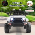 thumbnail image 4 of Costway 12V Battery Powered Ride On Truck Electric Kids Ride On Car with Remote Control 4-Wheel Vehicle Toy for Boys & Girls, 4 of 9