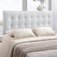 thumbnail image 1 of Modway Emily Tufted Button Headboard, Queen, White, 1 of 8