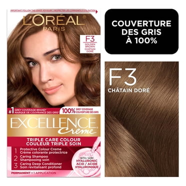 L'Oréal Paris Excellence Crème Coloration Cheveux, Coloration Permanente à l'Acide Hyaluronique