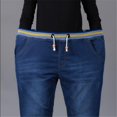 thumbnail image 3 of REDHOTYPE Men's Big-Tall Jeans Elastic Drawstring Jean Denim Trousers, 3 of 5