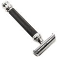 thumbnail image 1 of Parker 76R Butterfly Open Double Edge Safety Razor - Super Heavyweight - 5 DE Blades included., 1 of 6