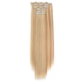 thumbnail image 2 of RKSTN Perruques Cheveux Humains Mode Cheveux Longs Extensions de Cheveux à Clip Perruque Lisse Complète Perruques Sans Colle, 2 of 4