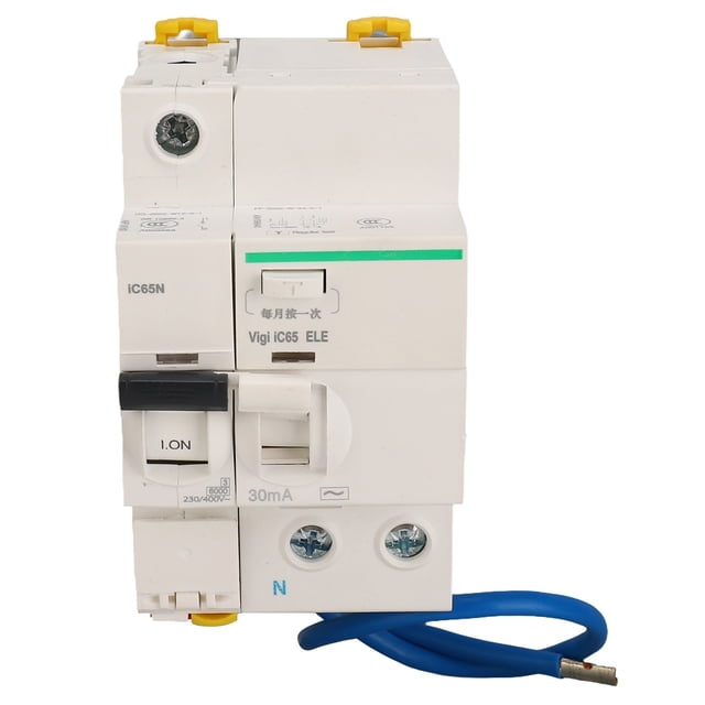 IC65N Circuit Breaker, AC230V 400V Safe Stable Interruption Short Circuit Protection 1P+N Air Switch For Industrial Places 25A