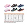 thumbnail image 2 of UKAP Women Summer Slippers Closed Toe Slide Sandals Slip On Flat Sandal Pool Clogs Cozy Blue  9(M), 2 of 6