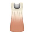 thumbnail image 3 of Birdeem T-Shirt Ample Confortable Sans Manches à Encolure Carrée Uni pour Femmes, Blouse Décontractée, Hauts, 3 of 7