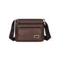 thumbnail image 2 of Premiums Textured Leather Shoulder Crossbody Bag Adjustable Strap Lightweight Spacious Handbag For Travel Work Daily Necessary, 2 of 6