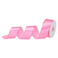 thumbnail image 1 of Unique Bargains 1 1/2 Inch 25 Yard Wide Satin Ribbon with Gold Edges Grosgrain Fabric Ribbon for Gift Wrapping, Peach Pink, 1 of 7