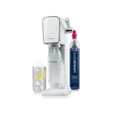 Sodastream Art (White) Sparkling Water Maker with CO2 and Carbonating Bottle