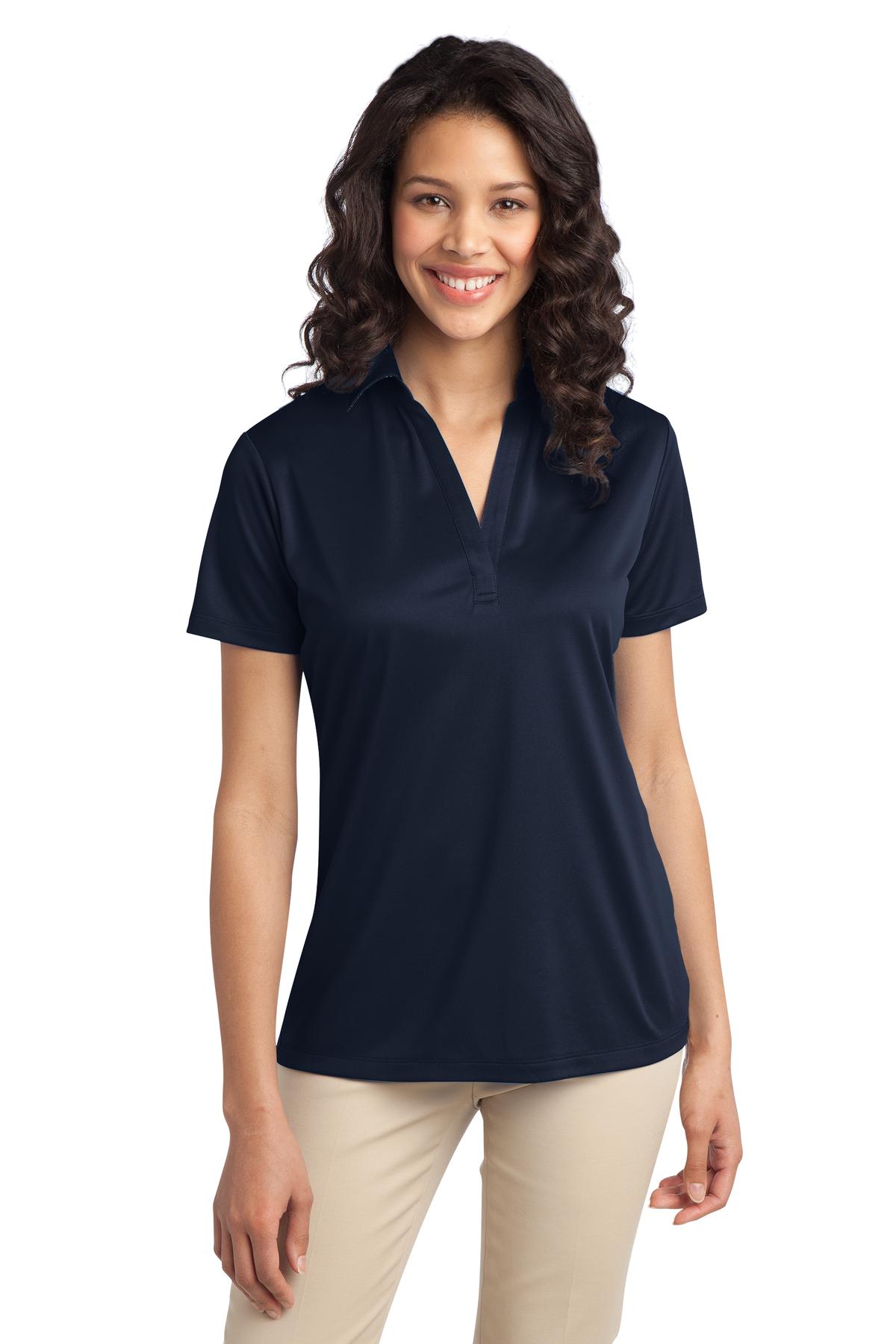 Port Authority &174; Polo Performance en Soie pour Femmes. L540 TTG Marine
