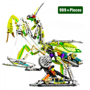 Adults Building Set Mantis Building Block Kit, 999Pieces Micro Bricks Educational Construction Toy for Collection & Kids Gifts