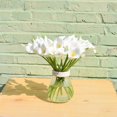 thumbnail image 3 of CHUANK 20pcs Artificial Calla Lily Silk Flowers 13.4” for Home Kitchen Wedding Table Decoration (White), 3 of 18