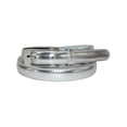thumbnail image 1 of CTM®  Skinny Leather Dress Belt (Women's), 1 of 3