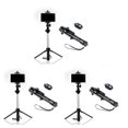 thumbnail image 4 of Decodeary Mobile Phone Selfie Tripod Extendable Monopod For 8X Remote Shutter black 3Set, 4 of 6