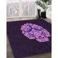 thumbnail image 3 of Ahgly Company Machine Washable Indoor Rectangle Transitional Deep Purple Area Rugs, 2' x 5', 3 of 7