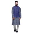 thumbnail image 1 of Atasi Printed Kurta Pyjama Set Traditional Ethnic Wear Mandarin Casual Clothing, 1 of 5